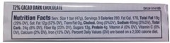 9 Bars Trader Joe’s 72% Cacao Dark Chocolate Candy Bars 1.65 oz Each Bar