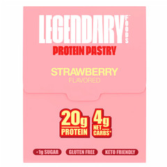 Legendary Foods Protein Pastry – Strawberry 4 Pack | Protein Snack | Keto Friend