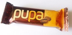 25 x PUPA COFFEE Flavor Chocolate Bars Retro European Candy Sweet Treats 30g