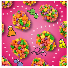 NERDS gummy clusters,candy, rainbow,crunchy and gummy, 18.5 oz bag…