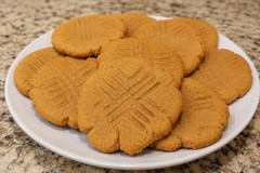 Homemade Peanut Butter Cookies Fresh Baked Soft & Chewy 12 Pack Dozen