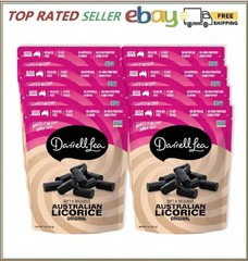 Darrell Lea Soft Australian Made Licorice 7oz Bag – Non-GMO, No Palm Oil, 8 Pack
