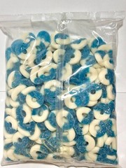 Blue Raspberry Gummy Ring Candy 8oz 1LB 2LB 3LB 4LB 4.5LB Bag Fresh Candy