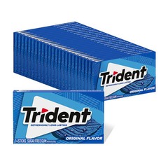Trident Original Flavor Sugar Free Gum 24 Packs 14 Pieces Total 336 Count