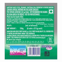 Happydent White Xylitol Sugarfree Spearmint Flavor Chewing Gum Pack of 8 24g Ea