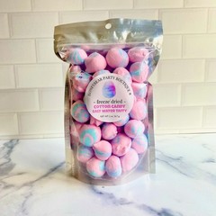 Freeze Dried Pink Cotton Candy Salt Water Taffy – Freeze Dried Candy Bites