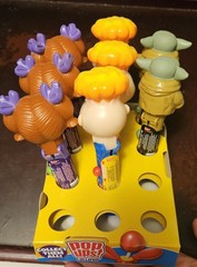 Set of 8 Chupa Chups Lollipop Holders with Candy. GPK and Grogu