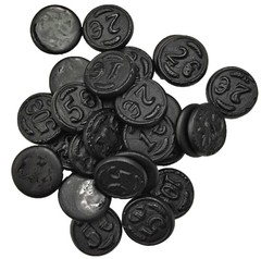Premium Dutch Licorice, Salted Licorice Coins, Imported Bulk Candy, 1 Pound