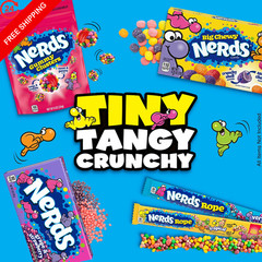 Nerds Candy, Grape & Strawberry Flavor, 5 5 Ounce (Pack of 12), Pink,Purple