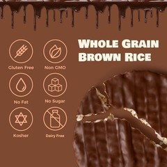 Dark Chocolate Rice Cakes Kosher Certified Dairy Free Gluten Free Snacks