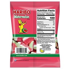 Gummi Candy, Watermelon Gummy Candy, 4.1 Ounce Share Size Bags Pack of 12 Del…