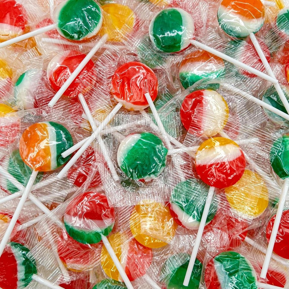 Fruit Lollipops | 2 Pound Box – Approx. 80 Count | Assorted Flavors Hard Candy |