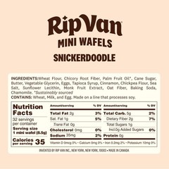 Rip Van Wafels Snickerdoodle Mini Stroopwafels – Low Carb Snacks (3g Net Carbs)