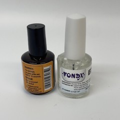 FondX Edible Glue 0.7 fl oz CLEAR + Chocolaterie Maya Edible Adhesive 0.5 fl oz