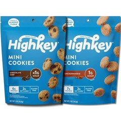 HighKey Sugar Free Cookies Variety 2-Pack – Keto Snack Pack Zero – 4oz