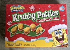 Nickelodeon Spongebob Squarepants Krabby Patties Holiday Mix Gummy Candy