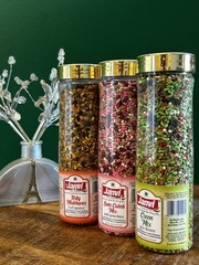 JANVI Organic Shahi Gulab Mix Mukhwas Mouth freshener 200 Gram Container.
