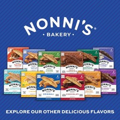 Nonni’s Limone Biscotti, Individually Wrapped Italian Lemon Cookie Snacks