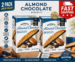 Nonni’s Almond Chocolate Biscotti, 24 ct. – Pack of 2 – New
