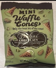 NEW—DUBAI CHOCOLATE—mini waffle cones bag—1.7 Oz—1 pack Of 8–SHIPS IN 24 HOURS—