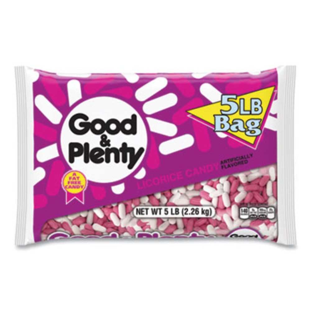 Hershey’s Good & Plenty Licorice Candy, 5 Pound Bag