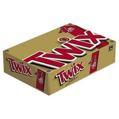 TWIX Sharing Size KING SIZE Classic Caramel Chocolate Cookie Candy (24-Bars)