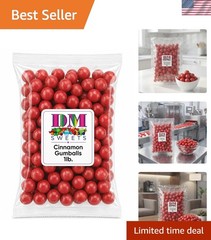 Fresh 1 lb Bulk Hot Cinnamon Gumballs – Perfect for Parties & Gumball Machines