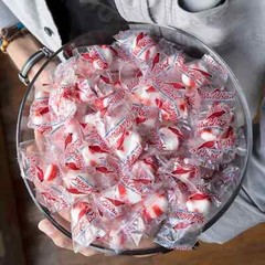 Red Bird Soft Mint Peppermint Puffs Naturally Flavored Hard Candy (46-Ounce Bag)