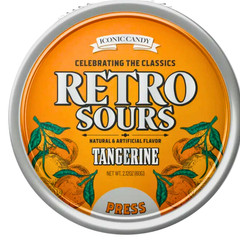 Retro Sours Candy Tin 3 Pack Watermelon Apple Tangerine