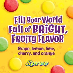 Wonka Spree Original Hard Candy, Resealable Bag, 12 Ounce Bag Full Size (Pack of