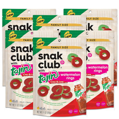 Tajin Mango Rings Gummy Candy, Fruit Candy Gummies with Chili and Lime Seasoning