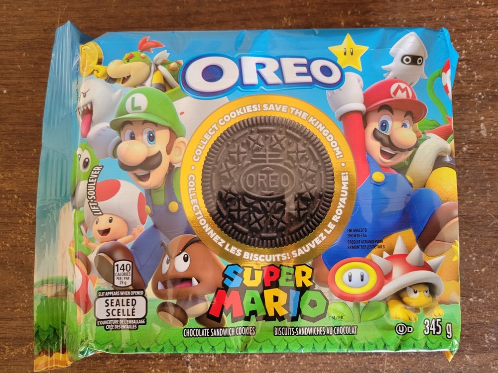 NABISCO OREO LIMITED EDITION SUPER MARIO COOKIES 12.2OZ/345G PACK