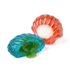 Premium 3D Gummy Filled Seashells | Soft Chewy Candy | Ocean Themed Sweet Treat