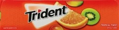 Trident Tropical Twist Sugar Free Gum 42/ 168 Total Pieces