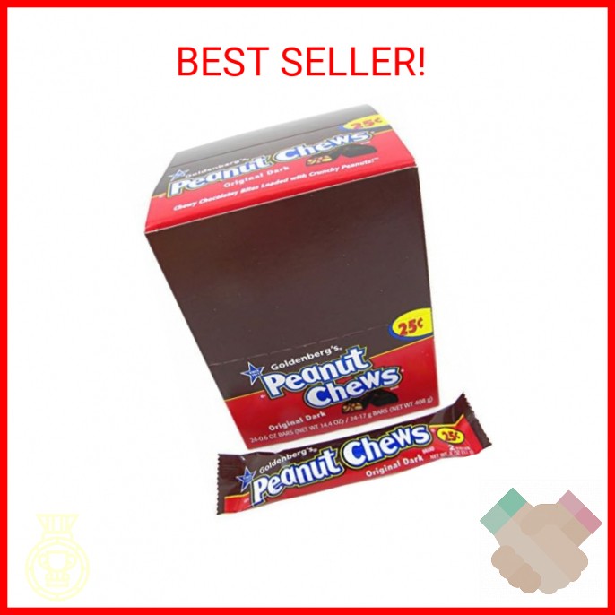 Peanut Chews Original Dark Bar .6oz (Pack of 24)