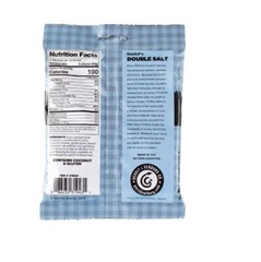 Gustaf’s Double Salt Traditinal (Black) Licorice 5.29 Oz Bag