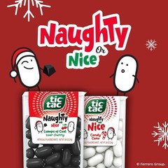 Festive Sour Cherry Mints, Stocking Stuffer, 12 Count