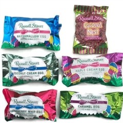 RUSSELL STOVER ASSORTED MILK/DARK CHOCO MARSHMALLOW ASSORTED EGGS MIX BULK NOW!!