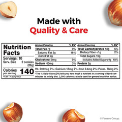 Biscuits, Hazelnut Spread with Cocoa, Sandwich Cookies, 20-Count Bag (Pack of 3)