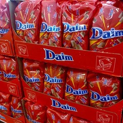 2x Daim XXL Milk Chocolate Bags 460g 65pcs Each Swedish Almond Caramel Exp 2026+