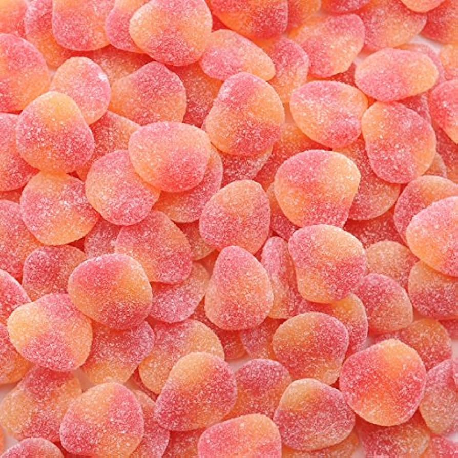 HARIBO Peaches, Soft & Chewy Gummi Candies Bulk Delicious Candy (5 Pounds) Sale!