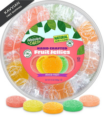 Heaven & Earth Assorted Hand Crafted Fruit Jellies in Resealable Tray 14 oz