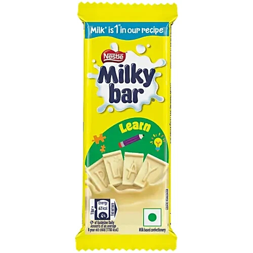 Nestle Milkybar Creamy White Chocolate Tablet Bar, 12grm (pack of 30 pcs)