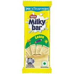 Nestle Milkybar Creamy White Chocolate Tablet Bar, 12grm (pack of 30 pcs)