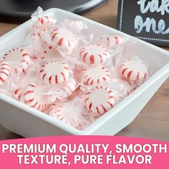 Starlight Mints Individually Wrapped 5Lbs Pack – Bulk Peppermint bag