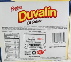 3-Pk Ricolino Duvalin Bi Sabor Vainilla y Fresa Mex Candy Duvalin 270g/9.5oz
