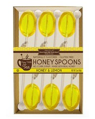Lemon Honey Tea Spoons Stirrers, Made With Real Honey Gift Box, Pack of 6