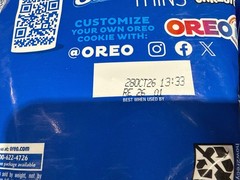 2x OREO Double Stuf Zero Sugar Free Chocolate Cookies, 10 Packs of 2, BB 10/28/2