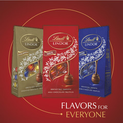 Lindt LINDOR Milk Chocolate Candy, 5.1 oz Bag