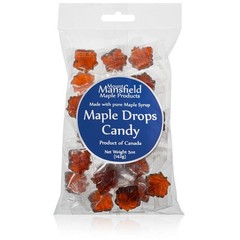 Mansfield Maple Hard Candy Made with REAL 5 Ounce (Pack of 1), Brown